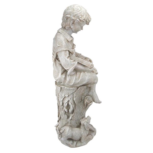 Design Toscano Sebastian the Reading Child Garden Statue - JQ9635