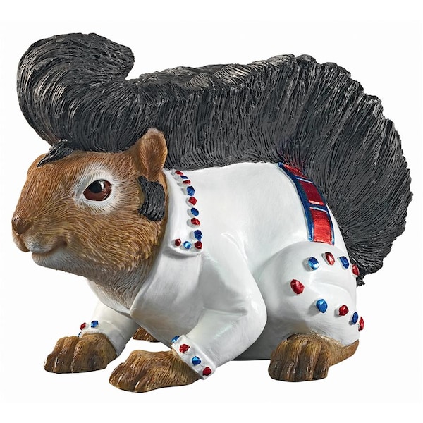 Design Toscano Elmer the Rock and Roll Squirrel Garden Statue - QM17042