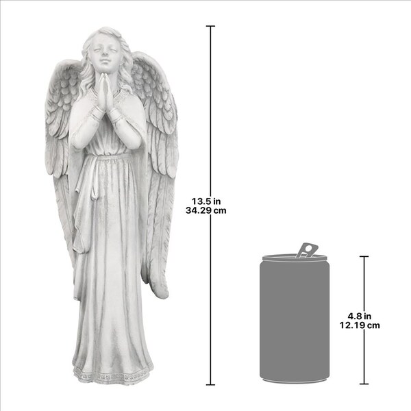 Design Toscano Divine Guidance: Praying Angel Garden Statue: Medium - KY930578