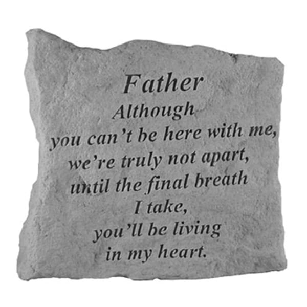 Berry Kay - Inc. Father Although You Can-t Be Here - Memorial - 5.25 Inches x 5.25 Inches - 15820