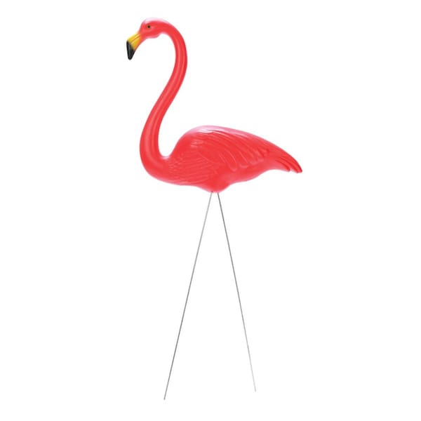 Grandoldgarden Union Products Plastic Pink Flamingo Outdoor Stake - GR1677808