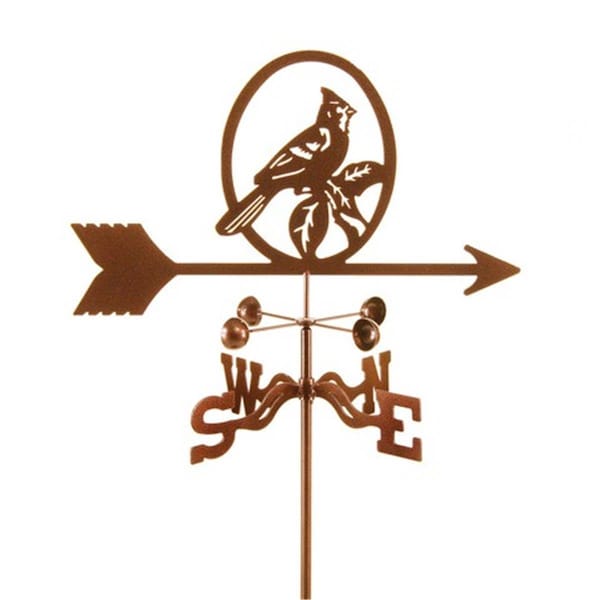 Ez Vane Bird Cardinal Weathervane with Roof Mount - EZ1102-RF