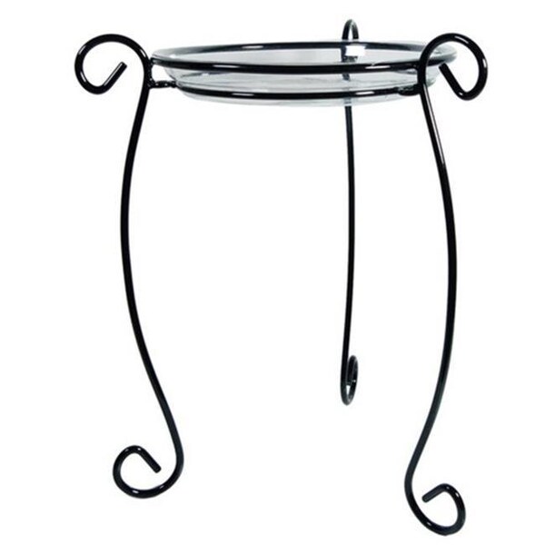 Plastec Plastec PLIPPS18BK Plastec Simply Perfect Plant Stand; 18-Inches; Black - PLIPPS18BK