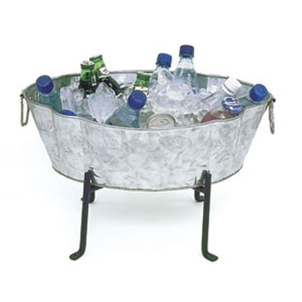 Achla Designs Achla C-52 Designs Embossed Galvanized Steel Tub - C-52