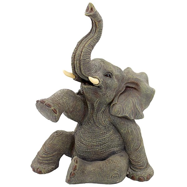 Design Toscano Petey the Pint-Sized Pachyderm Elephant Garden Statue - KY505107