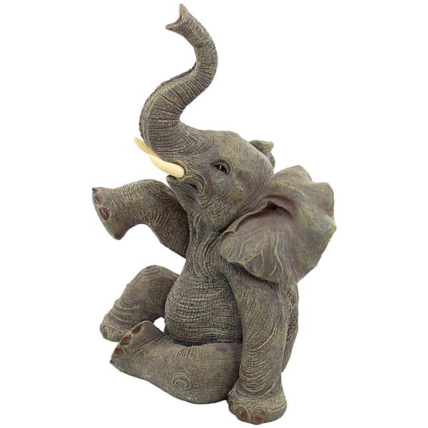 Design Toscano Petey the Pint-Sized Pachyderm Elephant Garden Statue - KY505107