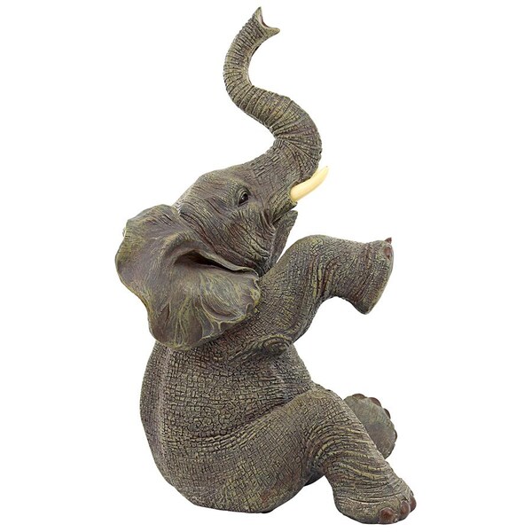 Design Toscano Petey the Pint-Sized Pachyderm Elephant Garden Statue - KY505107