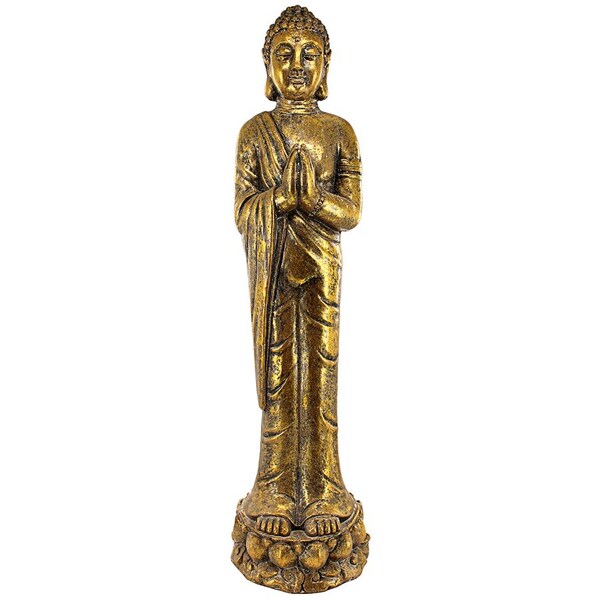 Design Toscano Golden Serenity Buddha Asian Statue - FU13264