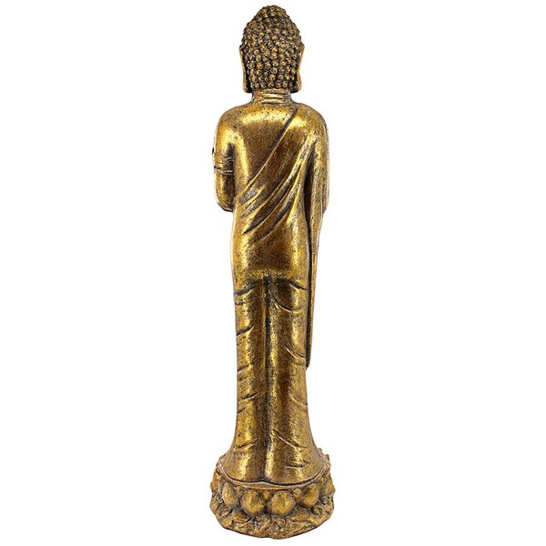 Design Toscano Golden Serenity Buddha Asian Statue - FU13264