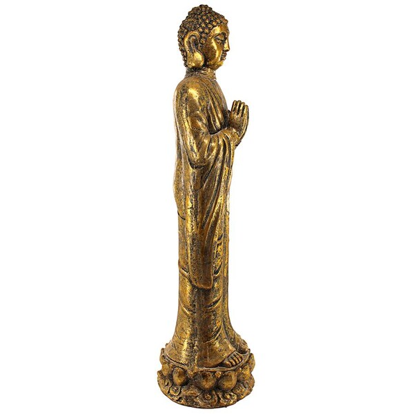 Design Toscano Golden Serenity Buddha Asian Statue - FU13264