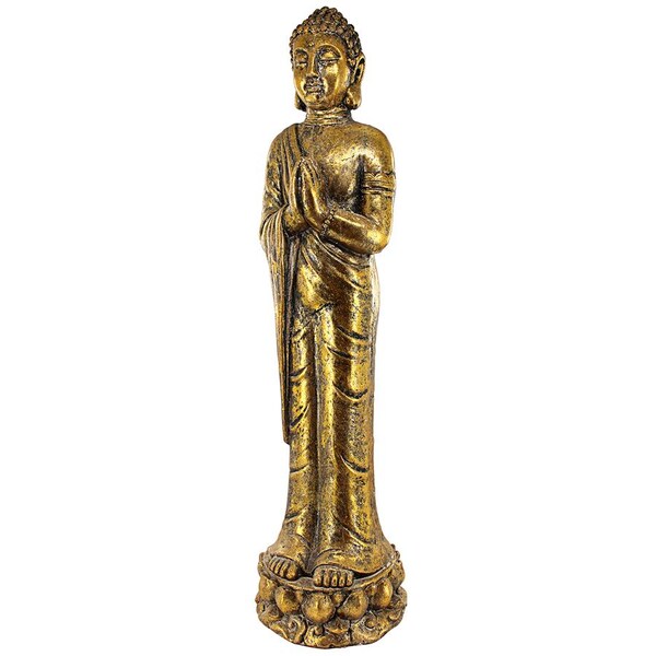 Design Toscano Golden Serenity Buddha Asian Statue - FU13264