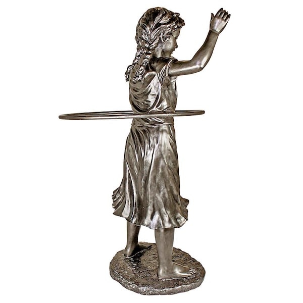 Design Toscano Harriet Hula Hooping Girl Garden Statue - KY1210