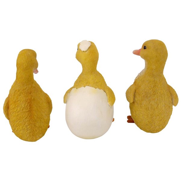 Design Toscano Duckling Brood Garden Statues: Set of Three - QM200