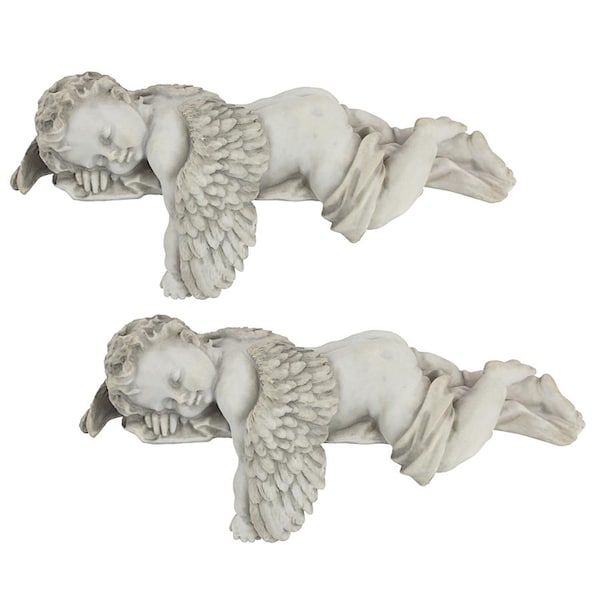 Design Toscano Sleepy Time Baby Angel Statue, PK 2 - NG934033