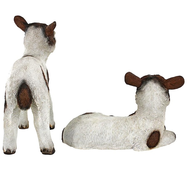 Design Toscano New Kids on the Farm Baby Goat Animal Statues: Set of Two - QM92305