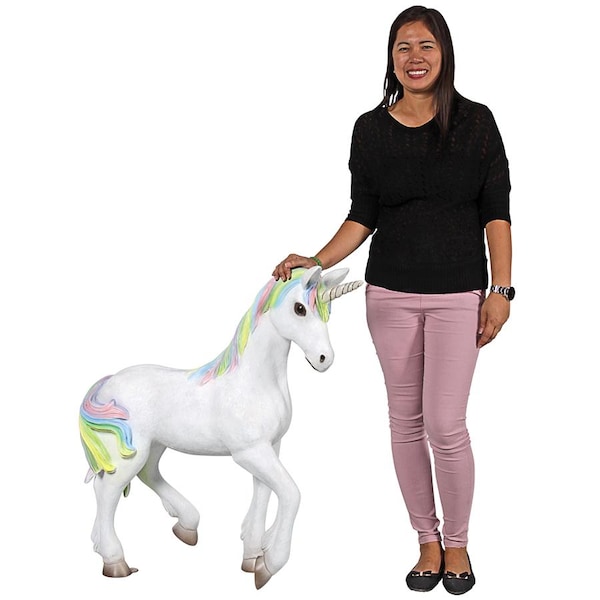 Design Toscano Shimmer the Mystical Magical Standing Unicorn Statue - NE170170