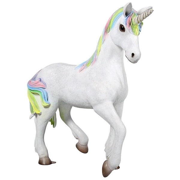 Design Toscano Shimmer the Mystical Magical Standing Unicorn Statue - NE170170