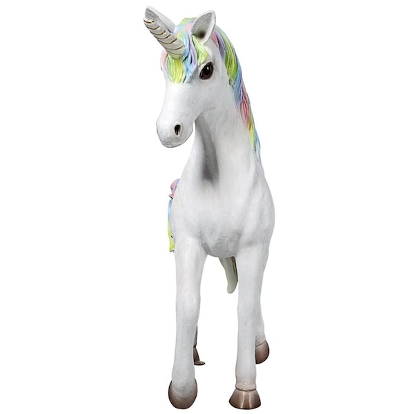 Design Toscano Shimmer the Mystical Magical Standing Unicorn Statue - NE170170