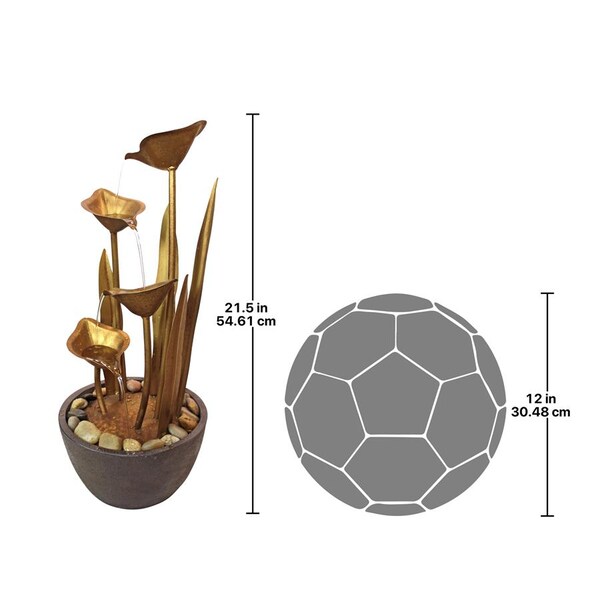 Design Toscano Copper Botanical Garden Fountain - SS12376