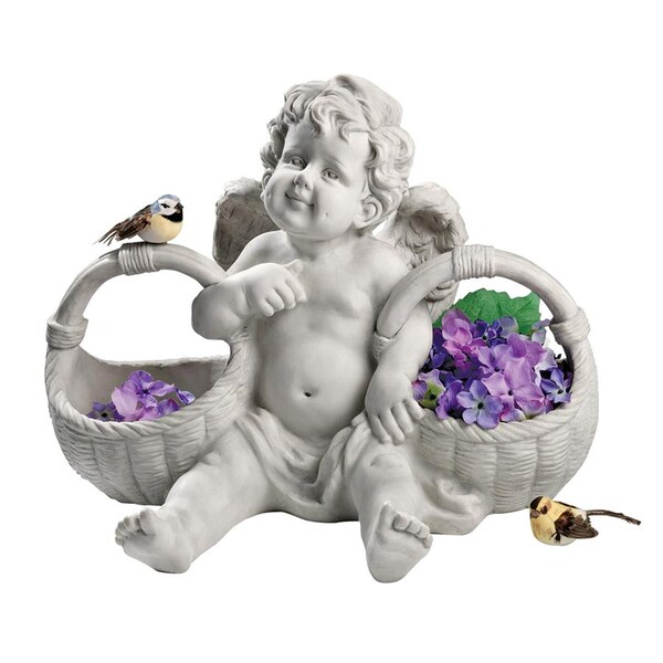 Design Toscano Basket of Treats Cherub Statue - SH38010413