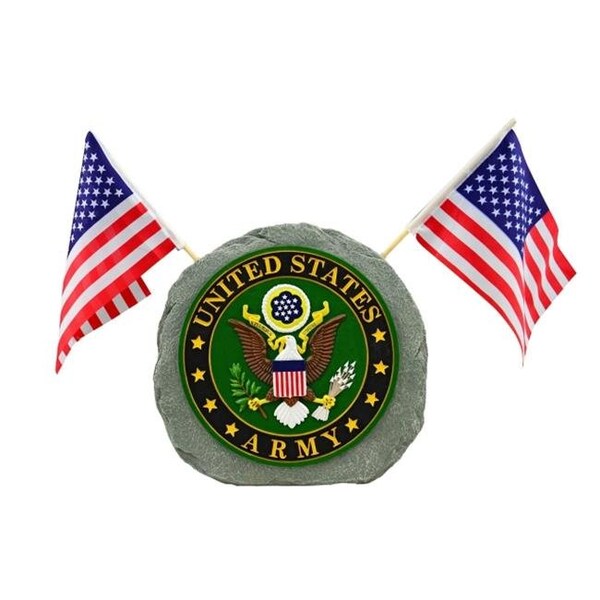 Red Carpet Studios Red Carpet Studios 35181 Patriotic Garden Stone; Army - 35181