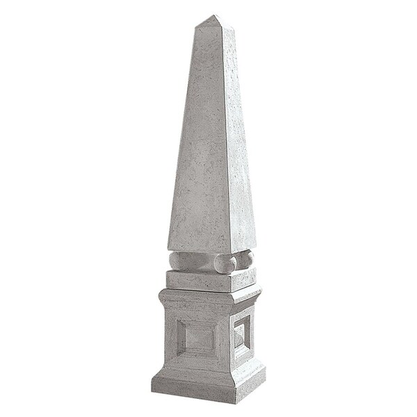 Design Toscano Grand Garden Neoclassical Obelisk Sculpture & English Plinth - NE9140501