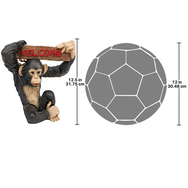 Design Toscano Monkey Business Jungle Welcome Statue - QL1555141