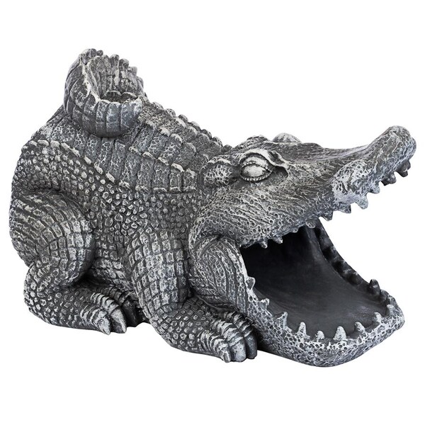 Design Toscano Swamp Alligator Gutter Guardian Downspout Statue - QM7512080