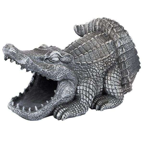 Design Toscano Swamp Alligator Gutter Guardian Downspout Statue - QM7512080