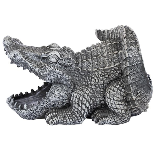 Design Toscano Swamp Alligator Gutter Guardian Downspout Statue - QM7512080