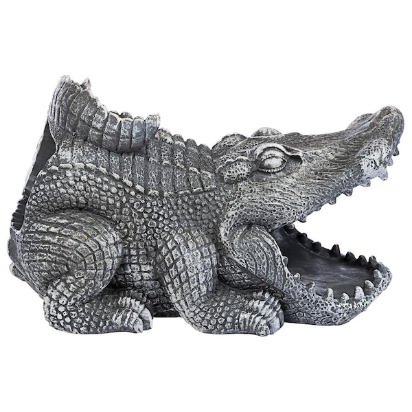 Design Toscano Swamp Alligator Gutter Guardian Downspout Statue - QM7512080