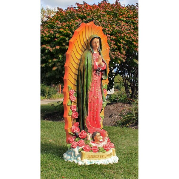 Design Toscano The Virgin of Guadalupe Religious Statue: Grande - KY1449