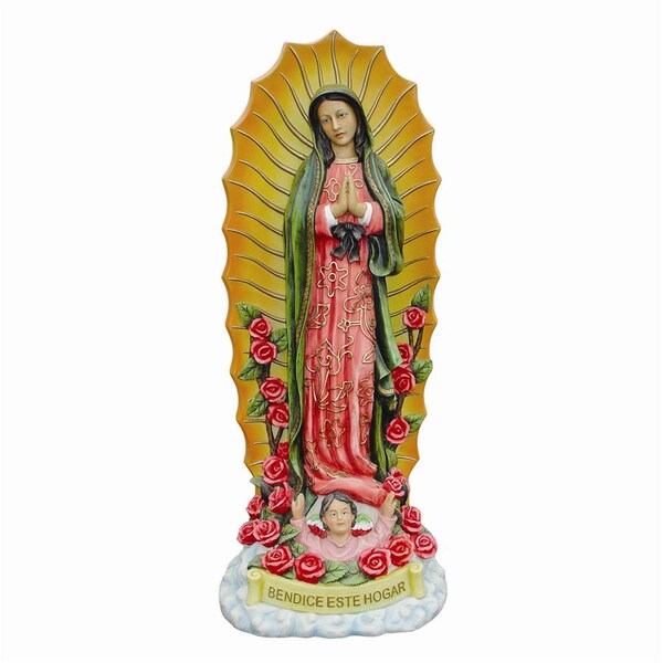 Design Toscano The Virgin of Guadalupe Religious Statue: Grande - KY1449