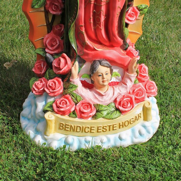 Design Toscano The Virgin of Guadalupe Religious Statue: Grande - KY1449