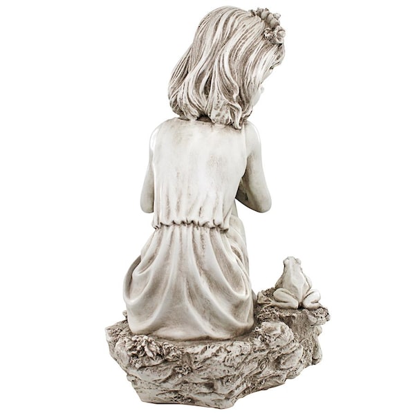 Design Toscano Pausing by the Pond Little Girl Garden Statue - LY819163