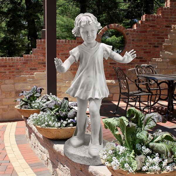 Design Toscano Hillary in Heels Garden Girl Statue - KY14651