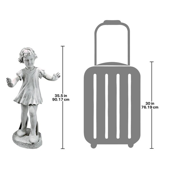 Design Toscano Hillary in Heels Garden Girl Statue - KY14651