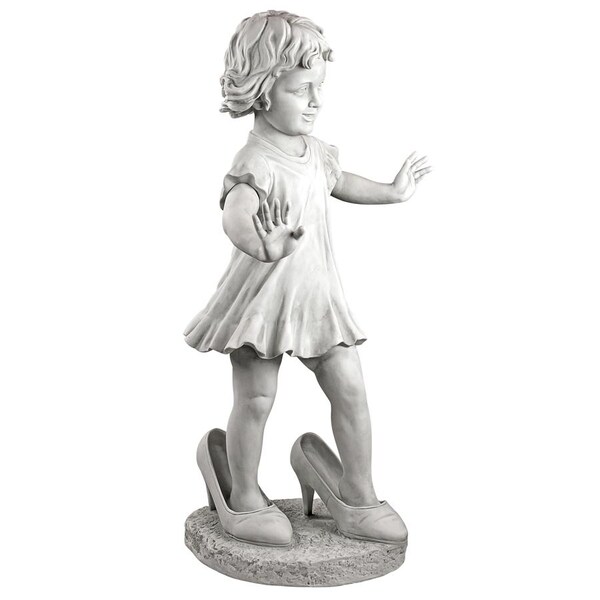 Design Toscano Hillary in Heels Garden Girl Statue - KY14651