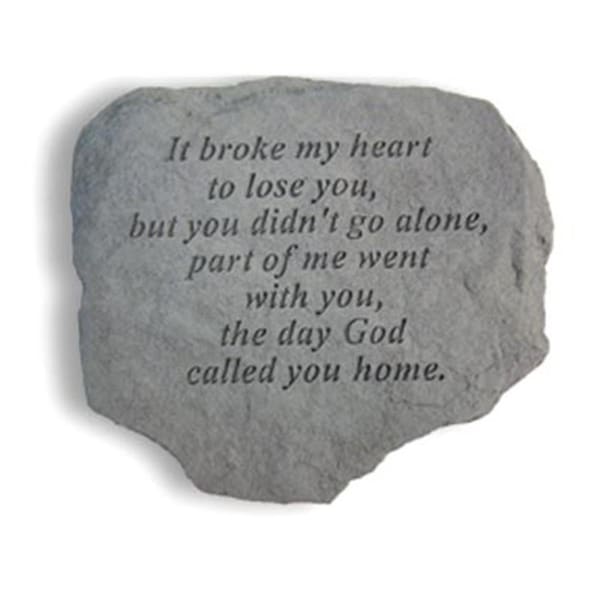 Kay Berry - Inc. It Broke My Heart To Lose You - Memorial - 11 Inches x 10 Inches - KA313454