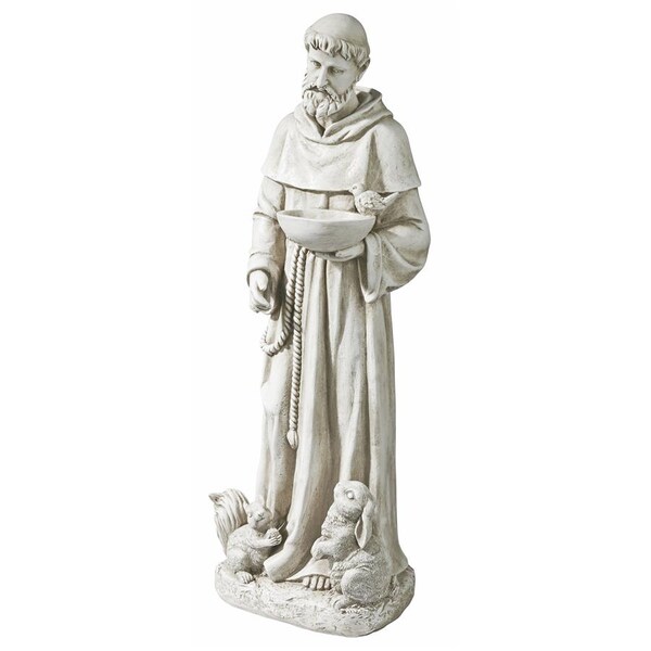 Design Toscano Nature's Nurturer, St. Francis Sculpture: Medium - LY815059