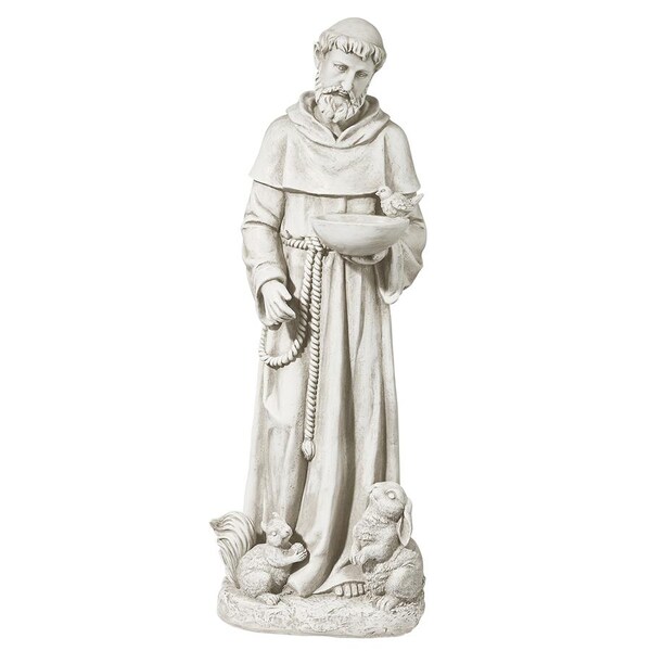 Design Toscano Nature's Nurturer, St. Francis Sculpture: Medium - LY815059