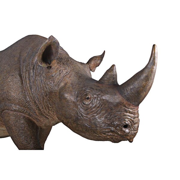 Design Toscano Life-Sized Rhinoceros Statue - NE140042