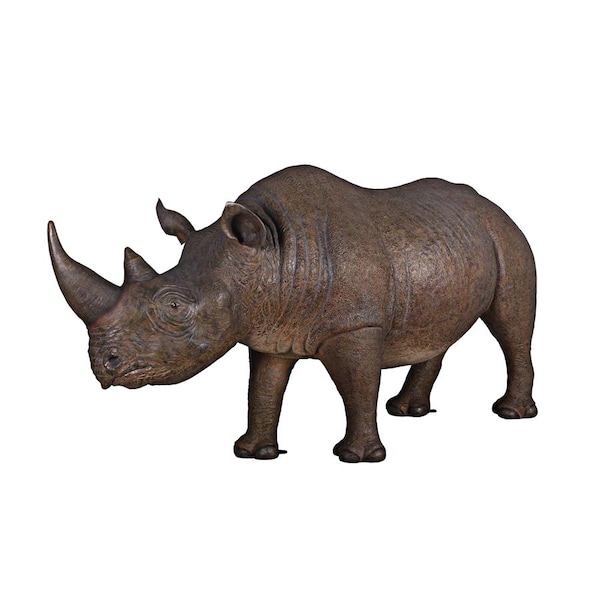 Design Toscano Life-Sized Rhinoceros Statue - NE140042