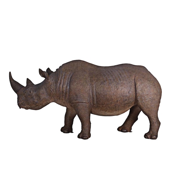 Design Toscano Life-Sized Rhinoceros Statue - NE140042