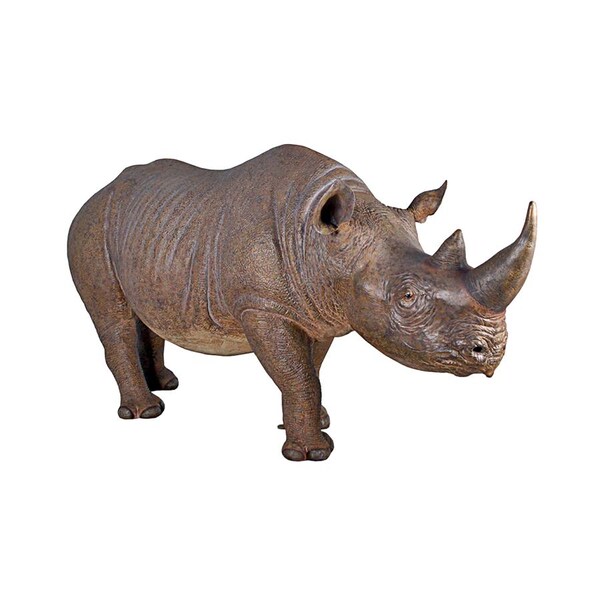 Design Toscano Life-Sized Rhinoceros Statue - NE140042