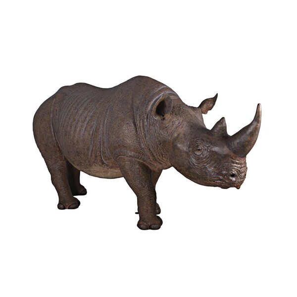 Design Toscano Life-Sized Rhinoceros Statue - NE140042