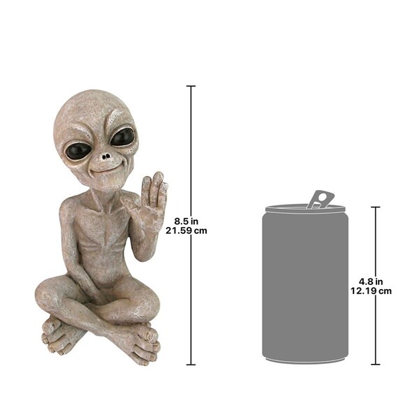 Design Toscano Greetings Earthlings UFO Alien Statue - LY612303