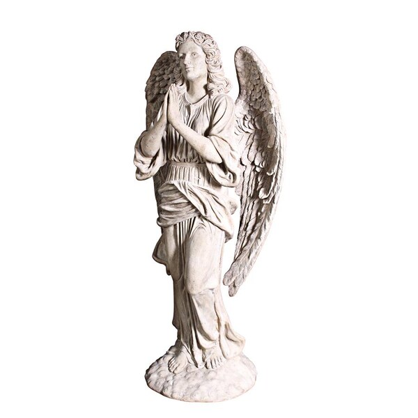 Design Toscano Grand Basilica Praying Angel Garden Statue - NE90055