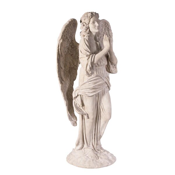 Design Toscano Grand Basilica Praying Angel Garden Statue - NE90055