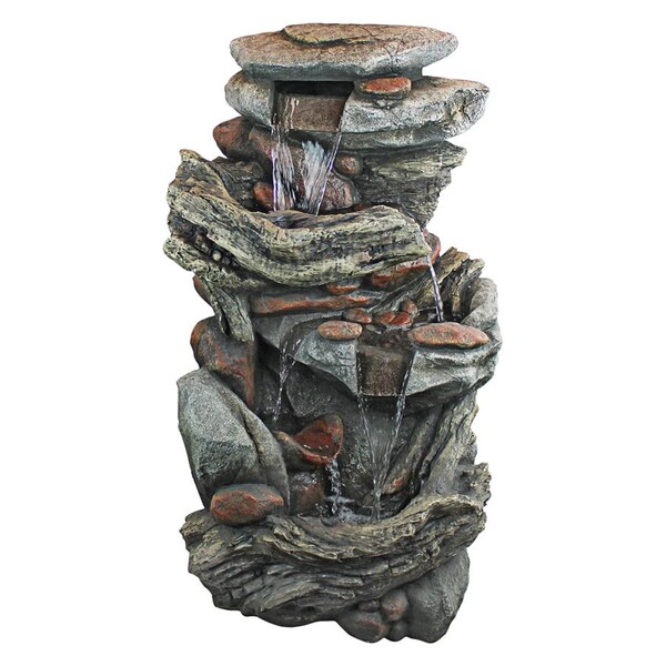 Design Toscano Cathedral Falls Cascading Waterfall Garden Fountain - DW172122